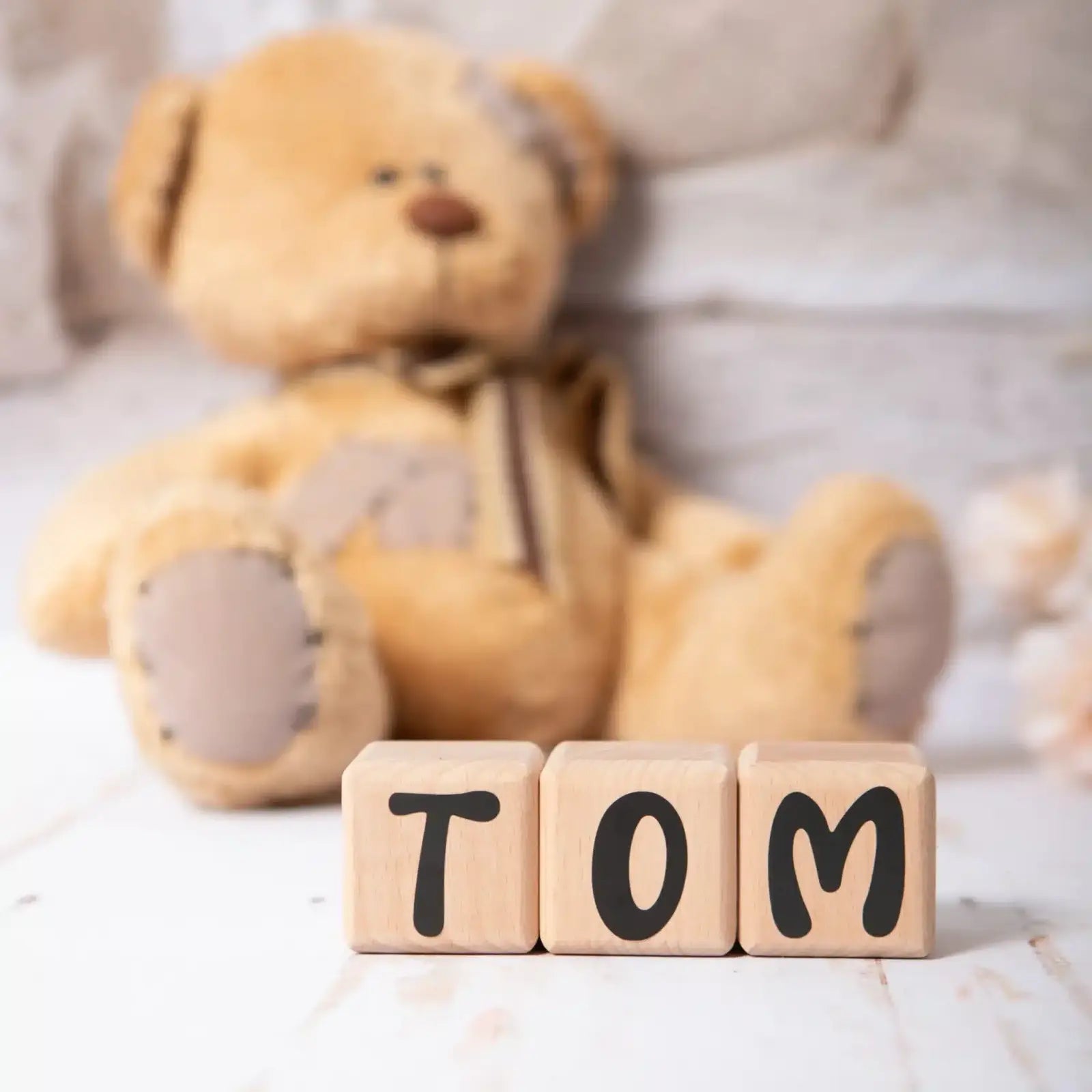 Louyou ALPHACUBES kit de 3 cubes noir blanc et gris avec stickers