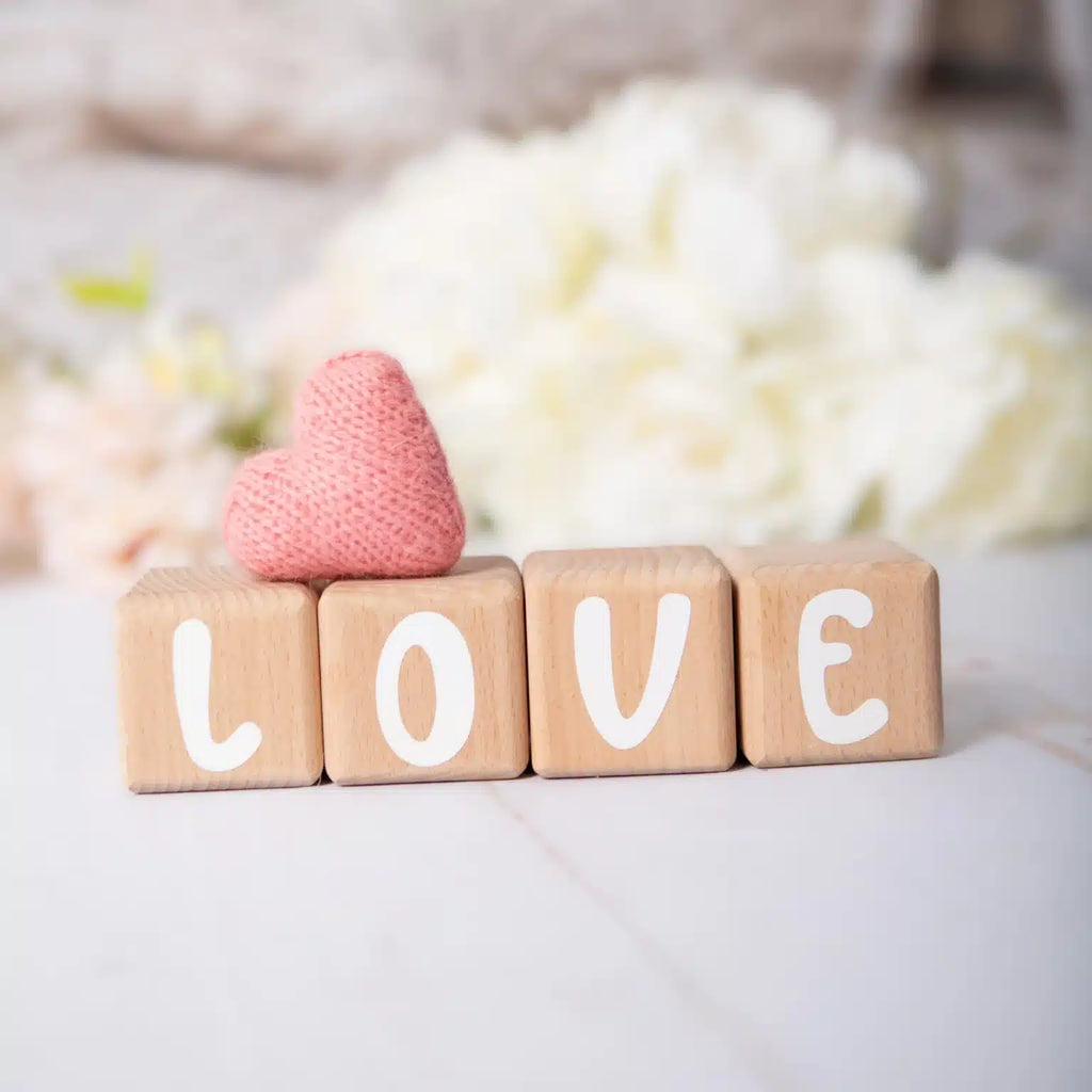 Louyou ALPHACUBES kit de 4 cubes noir blanc et gris avec stickers