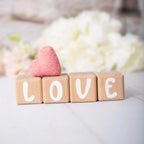 Louyou ALPHACUBES kit de 4 cubes noir blanc et gris avec stickers