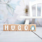 Louyou ALPHACUBES kit de 5 cubes noir blanc et gris avec stickers