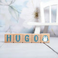 Louyou ALPHACUBES kit de 5 cubes noir blanc et gris avec stickers