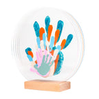 Kit d'empreinte de mains pour 6 personnes couleur pastel