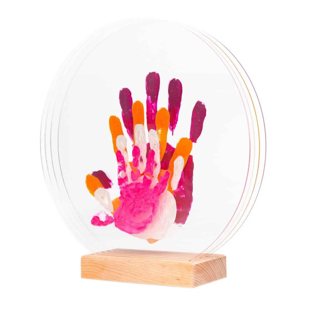 Kit Famille de 4 : Immortalisez les moments précieux en famille avec ce coffret d'empreintes sûr et personnalisable, fabriqué en France.