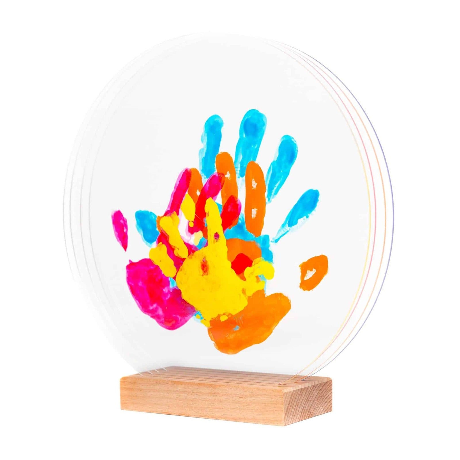 Kit Empreintes de mains pour 4 - Support Rectangulaire