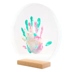 LouYou kit d'empreintes de mains pour 3 personnes couleur pastel