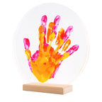 LouYou kit d'empreintes de mains pour 3 personnes couleur peps