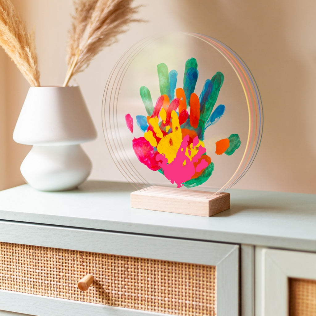 Kit d'empreinte de mains pour 6 personnes couleur peps